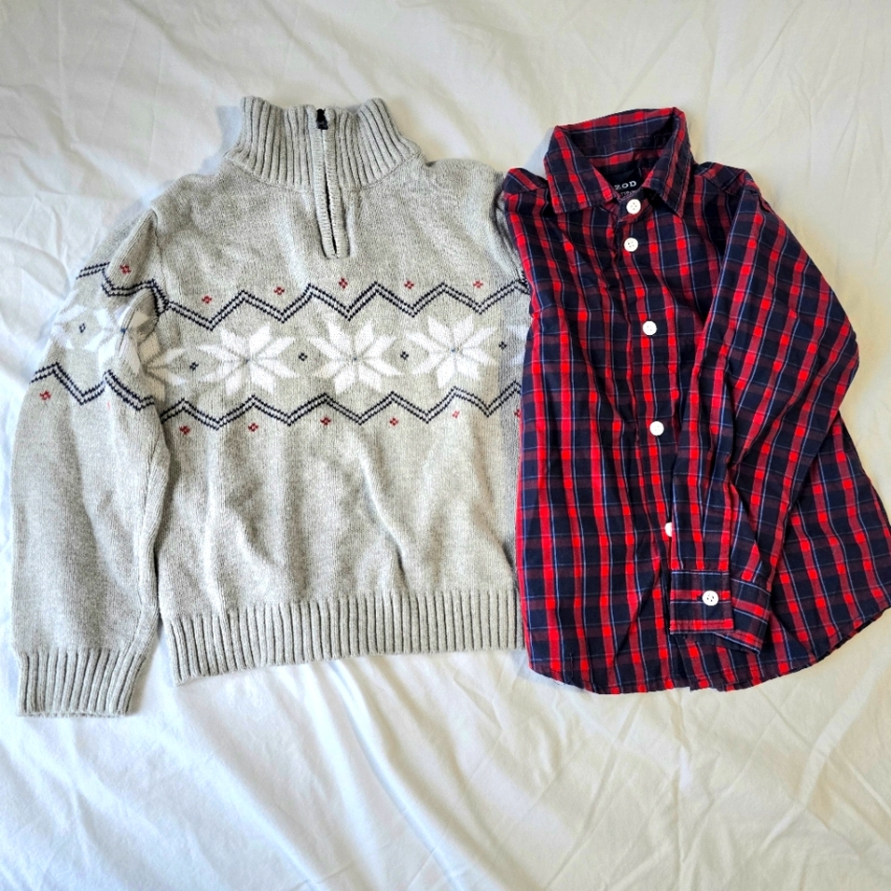 IZOD Shirt and Sweater Combo. Size 4/5 XXS